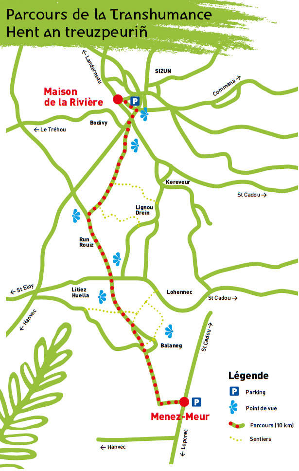 Parcours de la transhumance